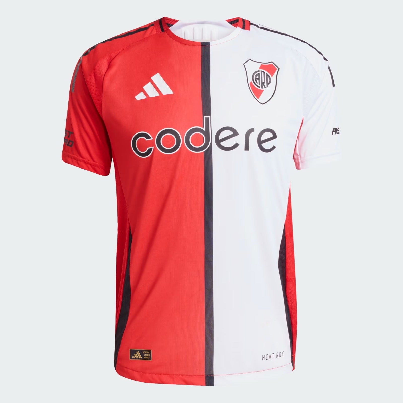 River Plate 24/25 Authentic Third Jersey – Front view with vibrant red and white design