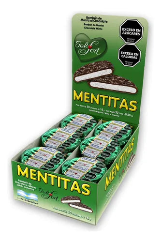 Felfort Mentitas – Milk Chocolate Bonbons Filled with Mint Cream - 30u. 480g/1.05lb