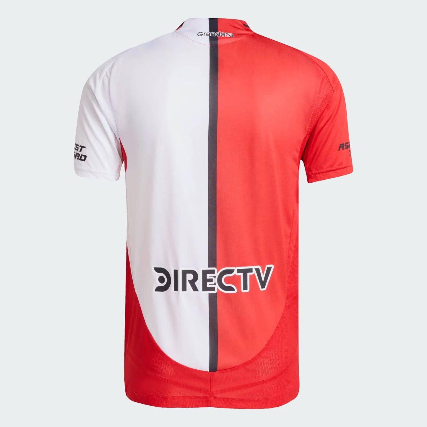 River Plate 24/25 Authentic Third Jersey – Back view with red and white split design