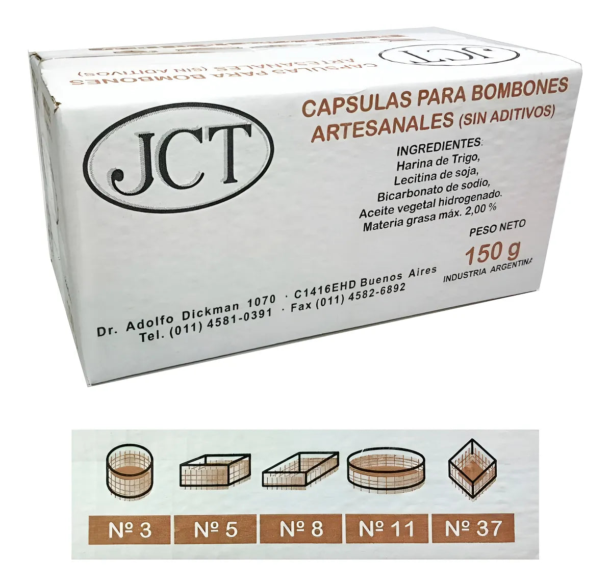 Capsules for Chocolates – Assorted Shapes - 150g/0.33lb