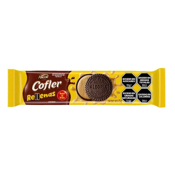 Cofler Choco Cookies - Chocolate Cookies Filled with Bon o Bon Cream 85g/3.6 oz