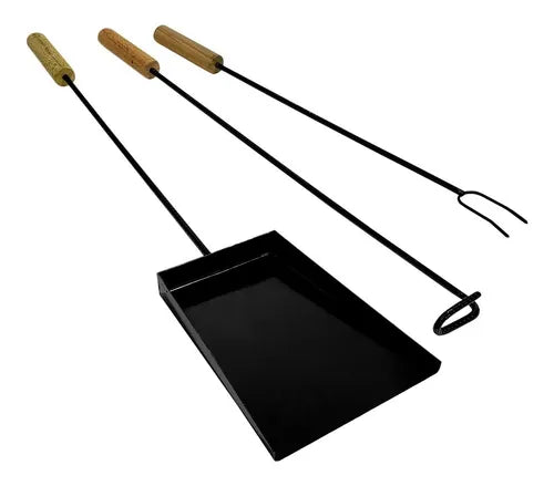 Grill Accessories BBQ Tools Set – 8 Pieces with Wooden Stand – VG Hogar