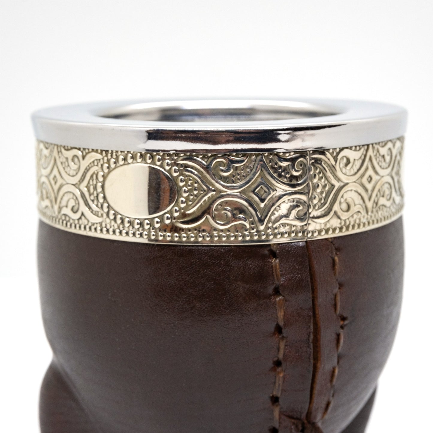 Imperial Original Brown Leather Premium Mate with Alpaca & Steel Rim