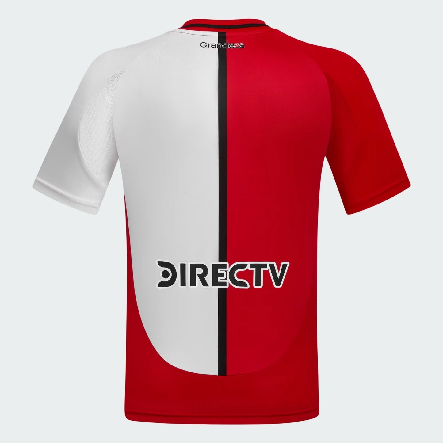 River Plate 24/25 Kids’ Third Jersey – Back view showcasing red and white split design