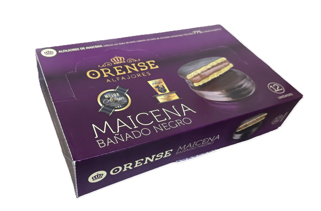 Orense Cornstarch Alfajores Coated in Dark Chocolate 12u 775g/1.70lb