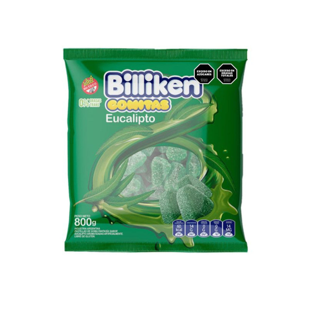Billiken Gomitas Eucaliptus Eucalyptus Sweet Gummies, 800 g / 28.2 oz