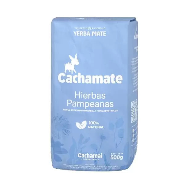 Cachamate Yerba Mate Hierbas Pampeanas 500g/1.1oz