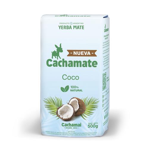 Cachamate Yerba Mate Coconut Flavor 500g/1.1oz