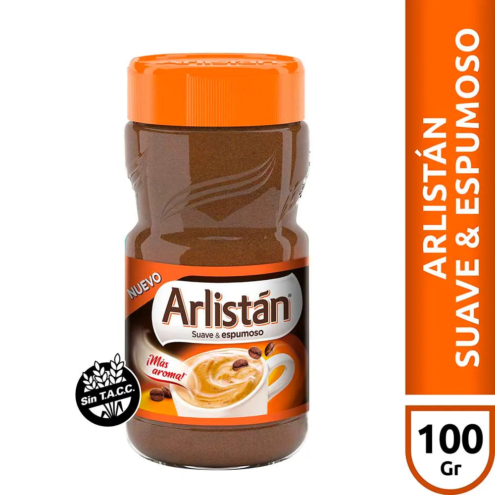 Arlistán Instant Soft Coffee - Gluten Free 100 g / 3.52 oz