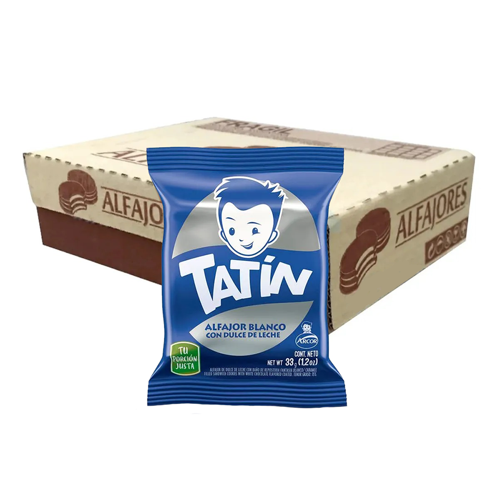 Alfajor Tatín Chocolate con Dulce de Leche 33 g / 1.1 oz
