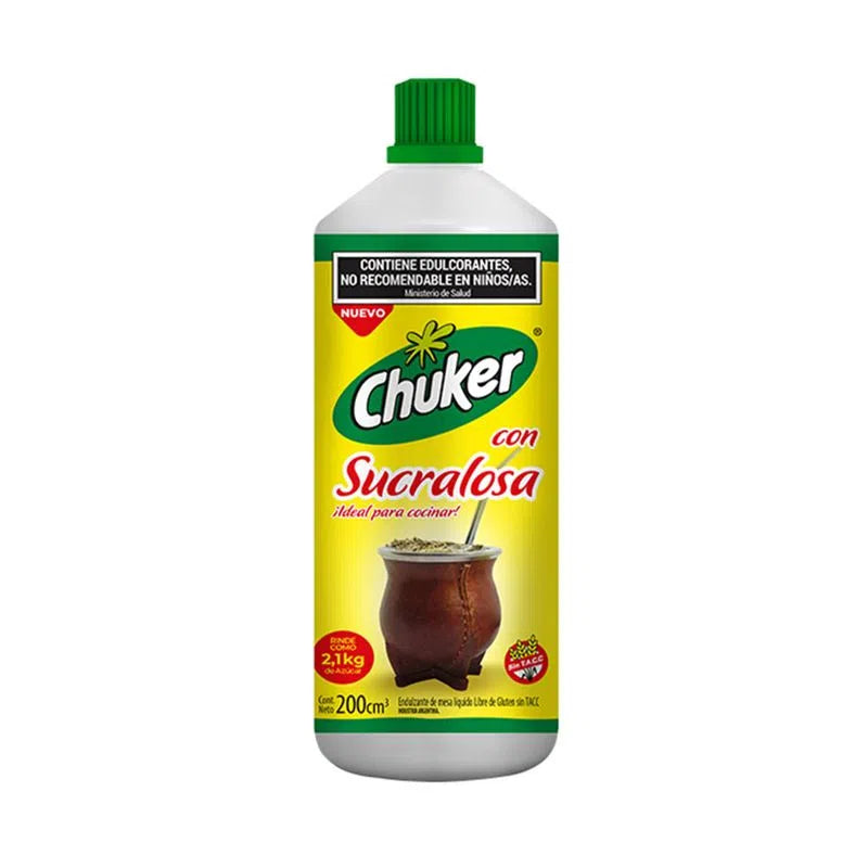 Chuker Liquid Sucralose Sweetener 200cm3.