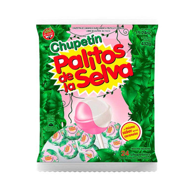 Palitos de la Selva Lollipops Bag (24 Units) 432g