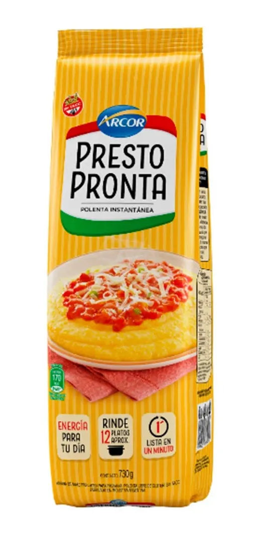 SALE Polenta Arcor Presto Pronta 730g