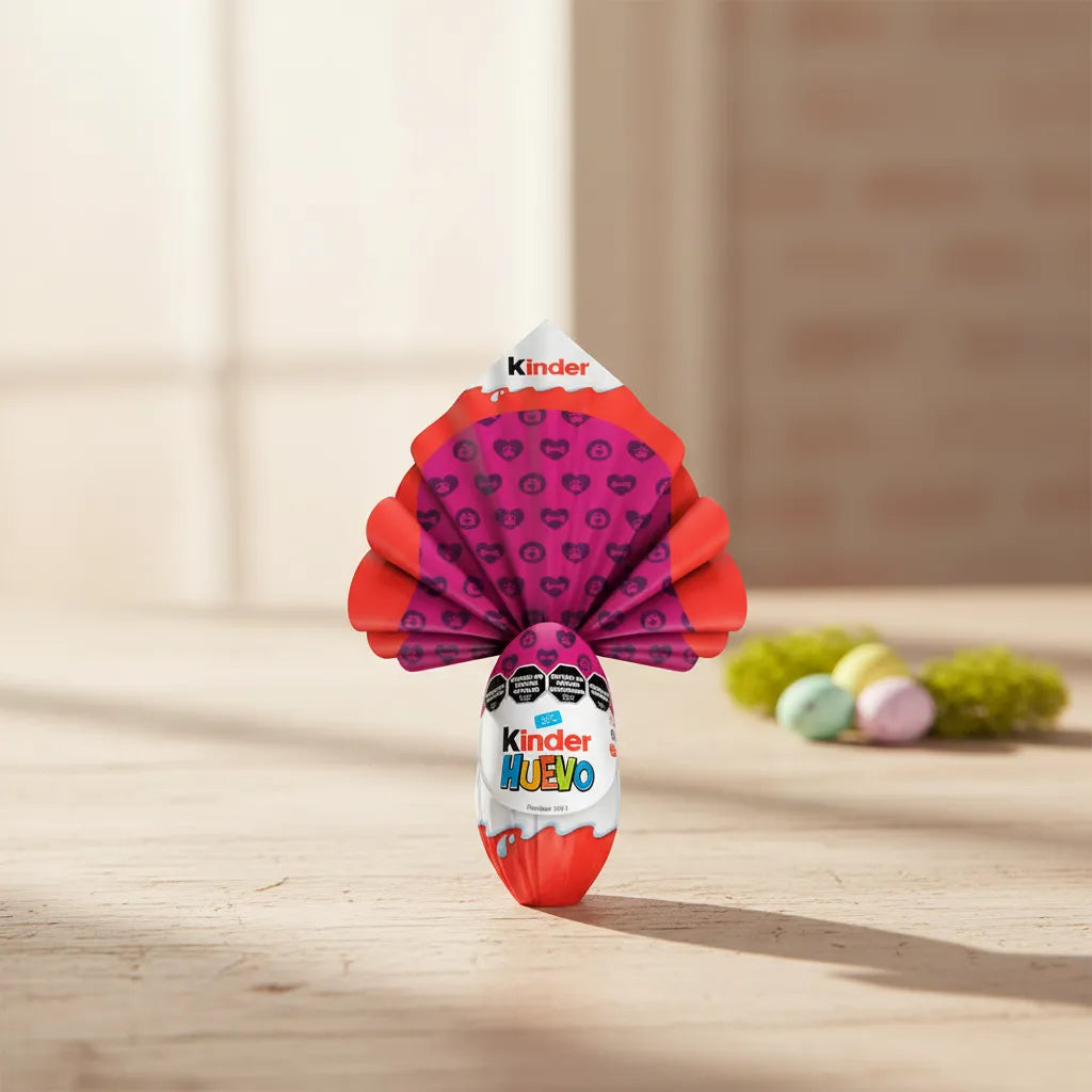 Kinder Gransorpresa Easter Egg Pink 150g