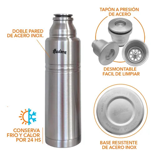 Stainless Steel Thermos Hudson 1L