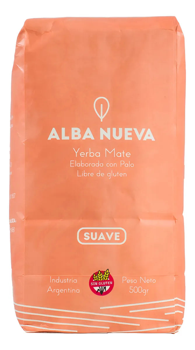 Yerba Mate Alba Nueva Suave 500 g / 1.1 lb – Smooth & Long-Lasting Argentine Blend