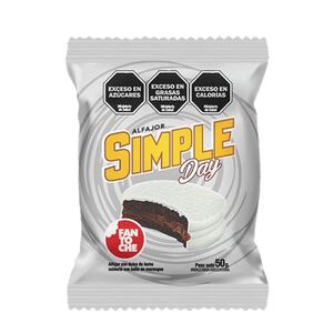 Fantoche Day – Chocolate Alfajor Filled with Dulce de Leche and Meringue Coating 50g/0.11 lb