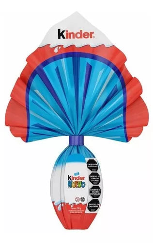 Kinder Gransorpresa Easter Egg Celeste 150g - Creamy chocolate surprise Easter egg.