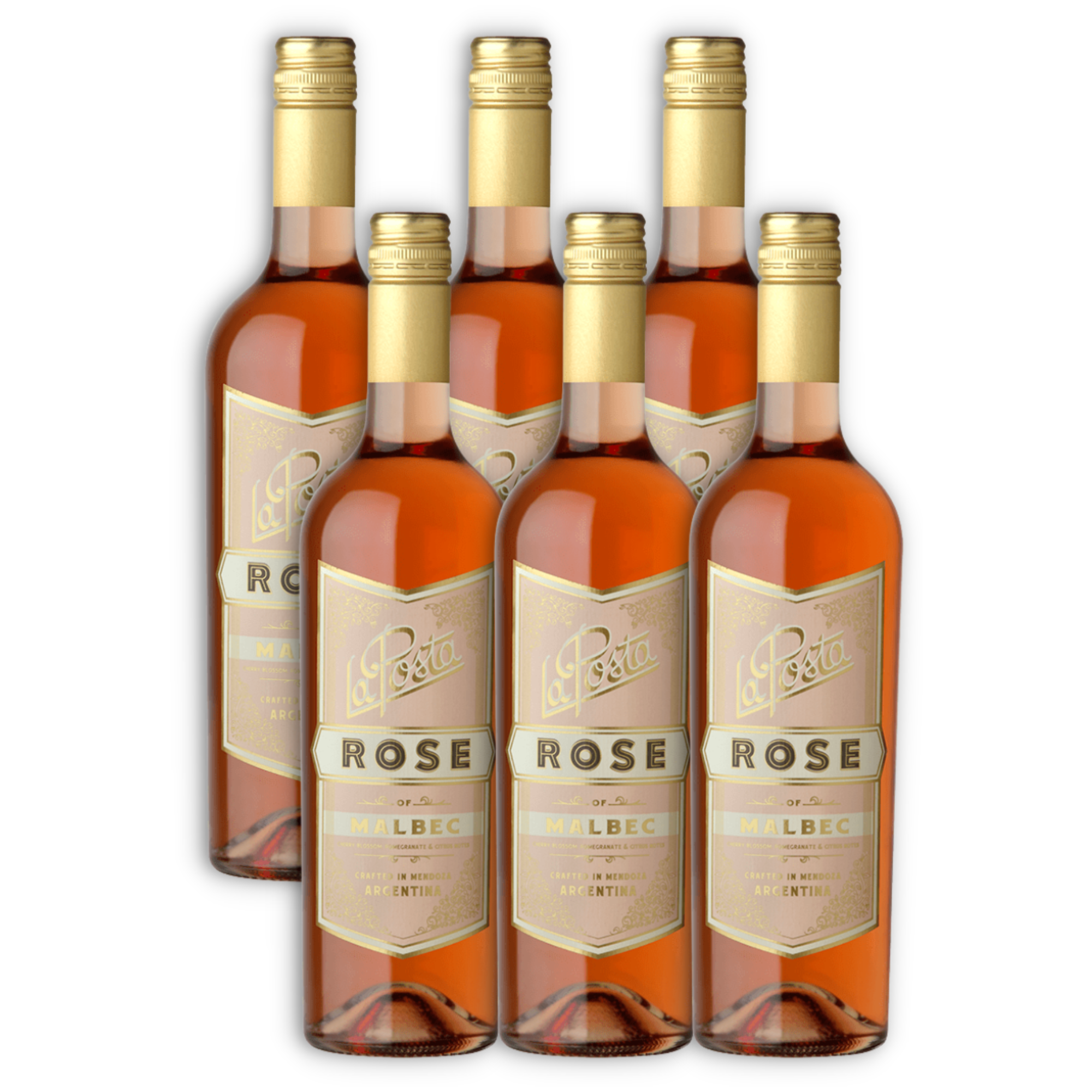 La Posta Wines Rose of Malbec 750ml (6 Bottles)