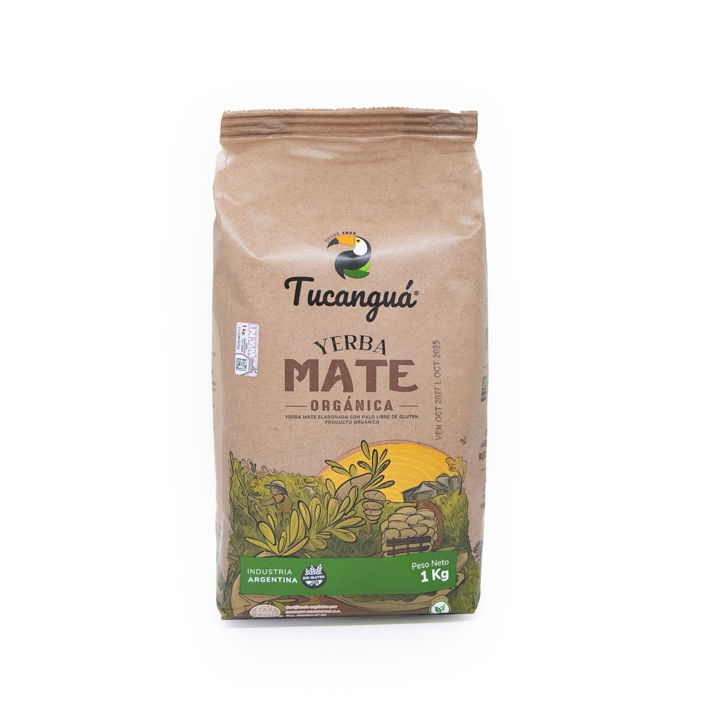 Tucanguá Yerba Mate Organic 1 kg / 2.2 lb
