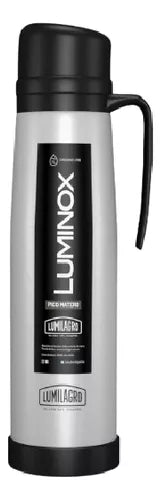 Lumilagro Luminox Stainless Steel Thermos with Handle 1L