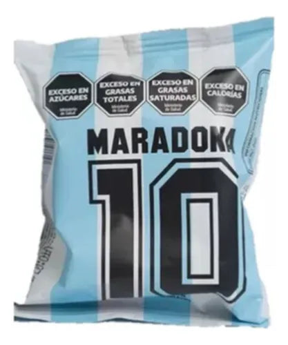 Alfajor Maradona - Classic style White Chocolate Coated and Dulce de leche Filling 60g