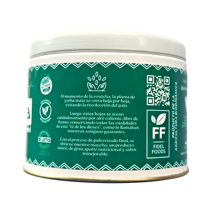Maycha by Fidel – Organic, Vegan, Eco-Friendly, and Versatile (Maycha Yerba Mate Powder)