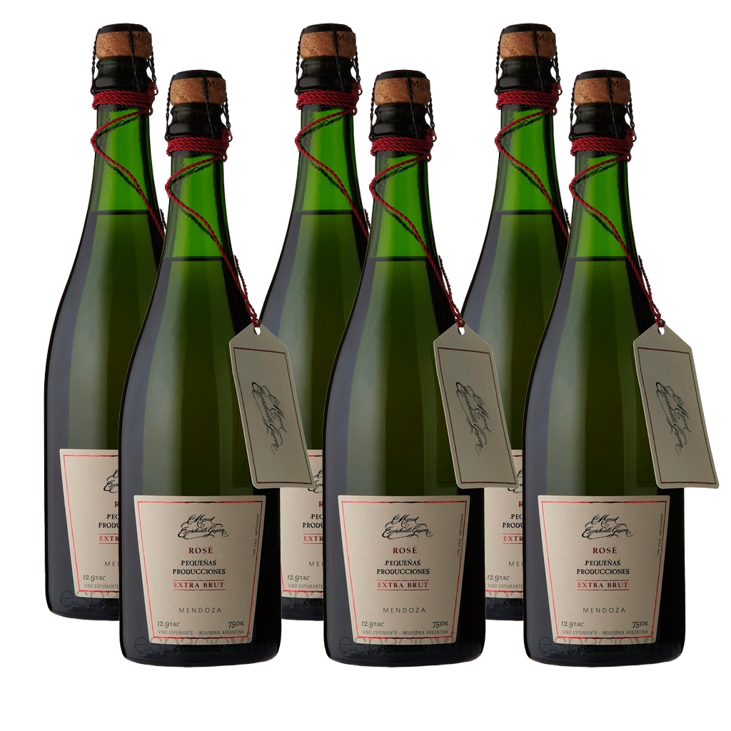 Escorihuela Gascón Pequeñas Producciones Extra Brut Rose 750ml (6 bottles)