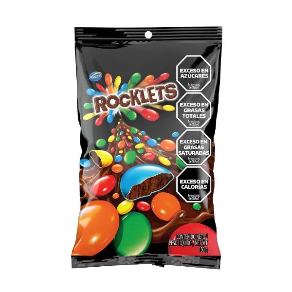 Rocklets – Chocolate Covered Peanuts with Colorful Candy Sprinkles 150g/0.33lb
