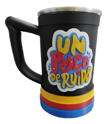 Un Poco de Ruido – Fernet/Beer Jar 1L Premium "Black Edition"