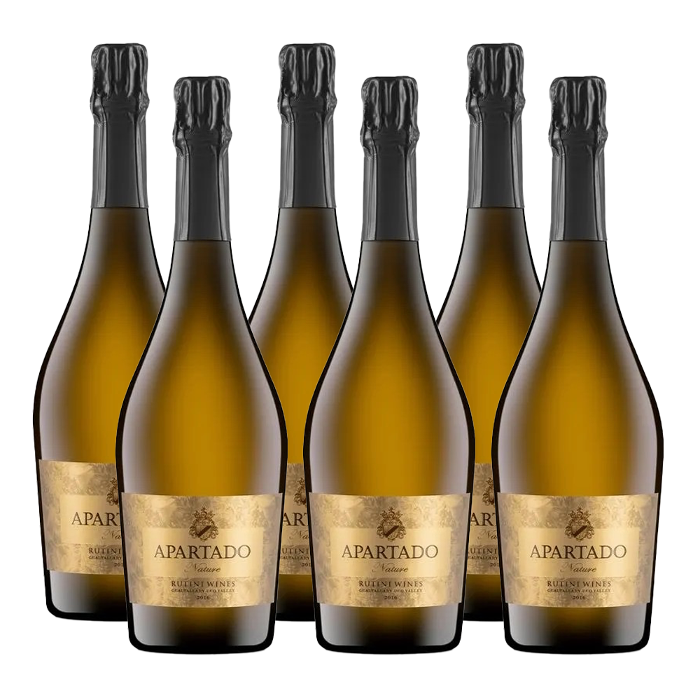 Rutini Apartado Nature Sparkling Wine 750ml (6 Bottles)