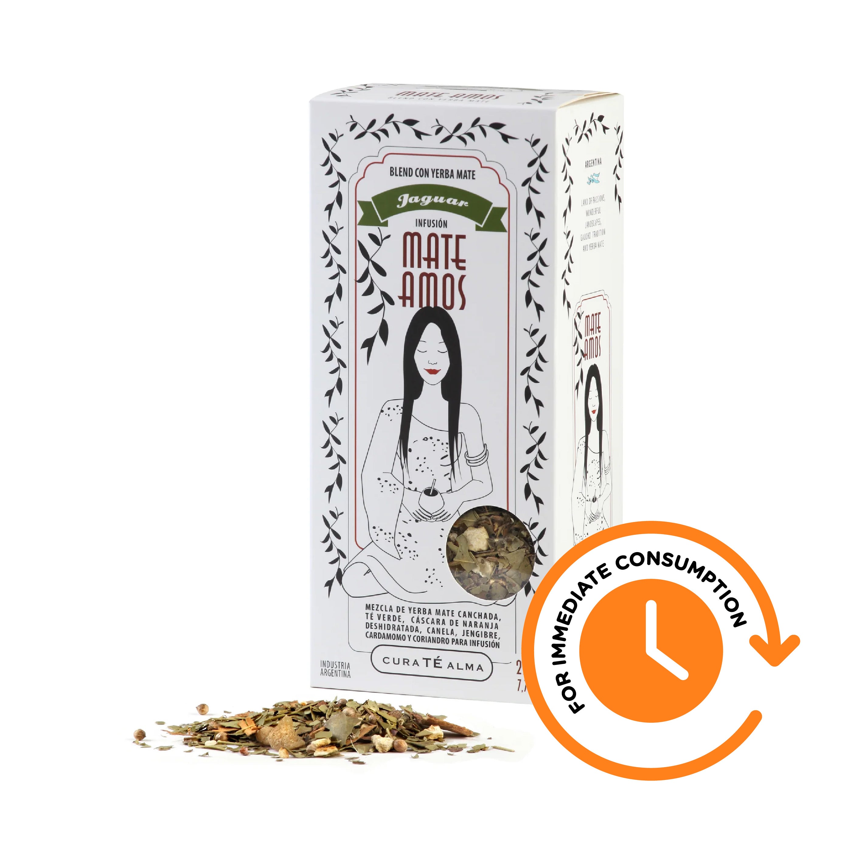 SALE Mate Amos Jaguar Blend Yerba Mate 220 g / 7.76 oz