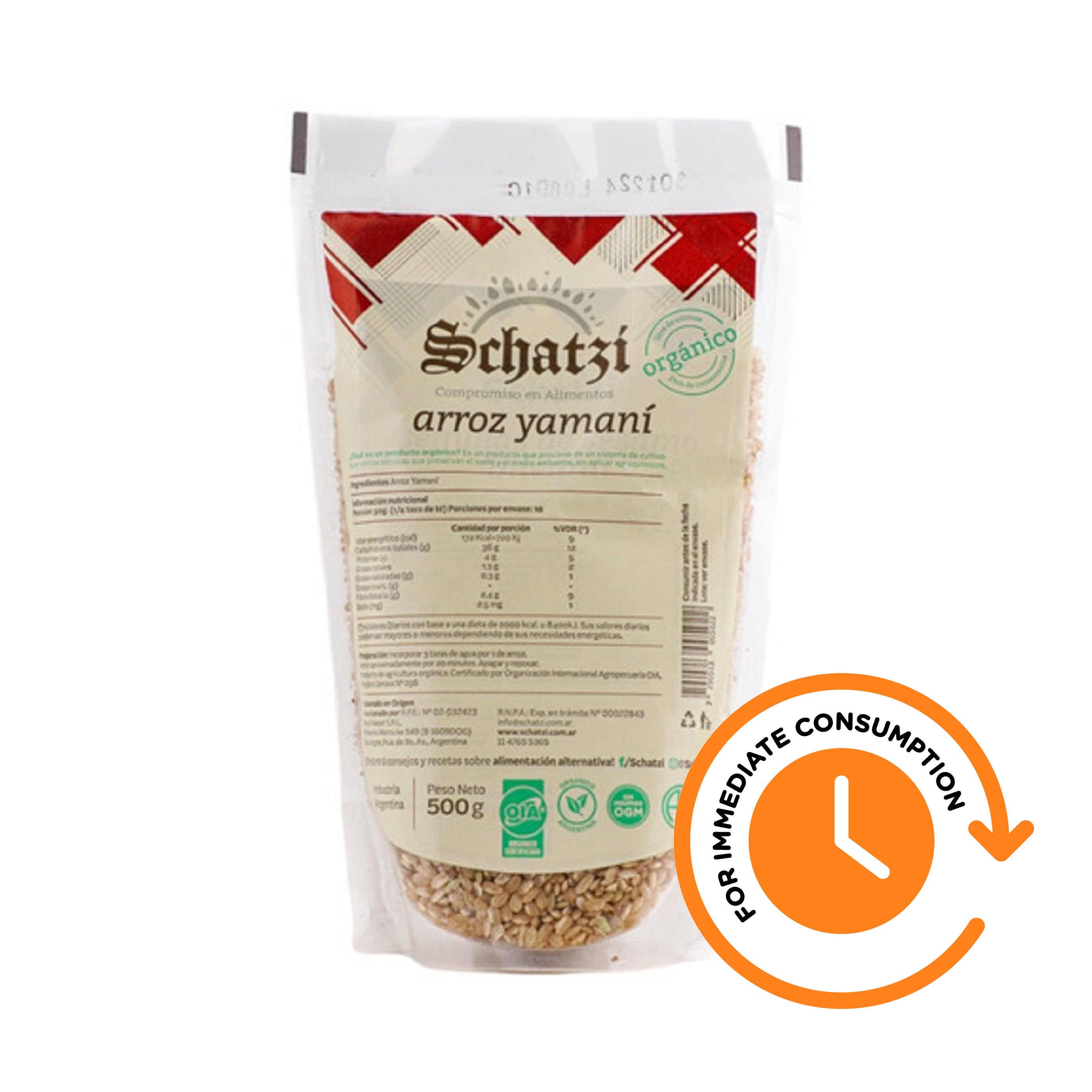 SALE Schatzi Organic Rice 500g