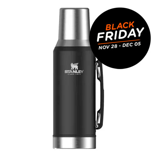 Black Friday Stanley Mate System Classic Termo Original con Pico Cebador Thermos Bottle 1.2l