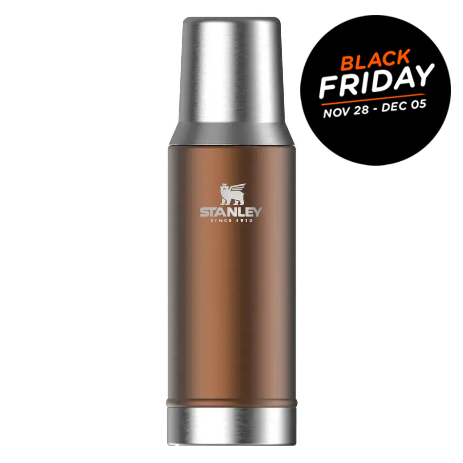 Black Friday Stanley Mate System Classic Termo Original con Pico Cebador Thermos Bottle 0.8l
