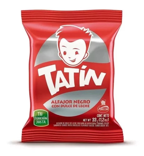 Alfajor Tatín Chocolate con Dulce de Leche 33 g / 1.1 oz