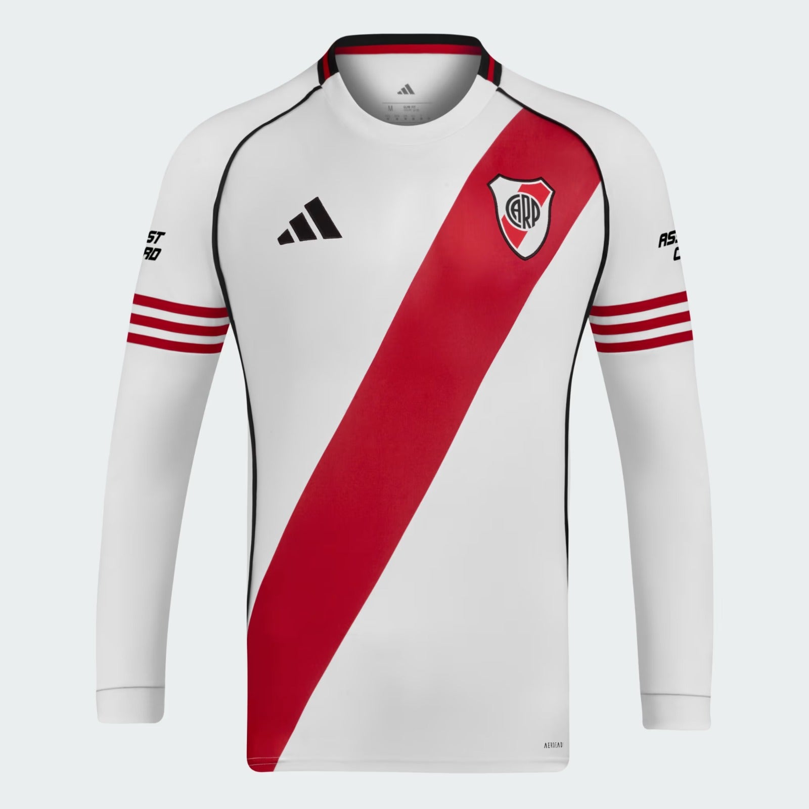 River Plate 25/26 Home Long Sleeved Jersey - Adidas Fan Version for Men