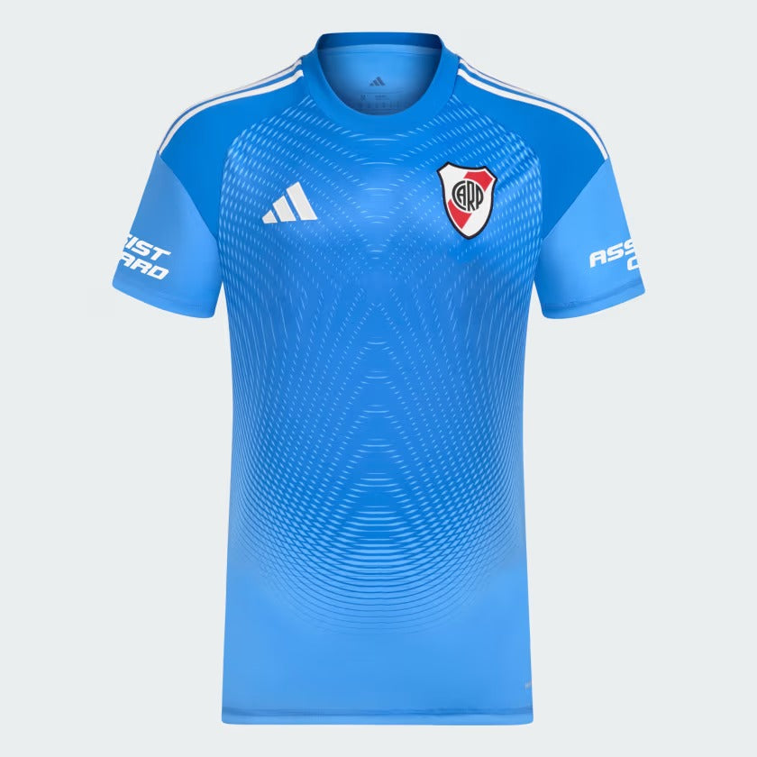 River Plate 25/26 Goalkeeper Jersey - Adidas Fan Version for Men