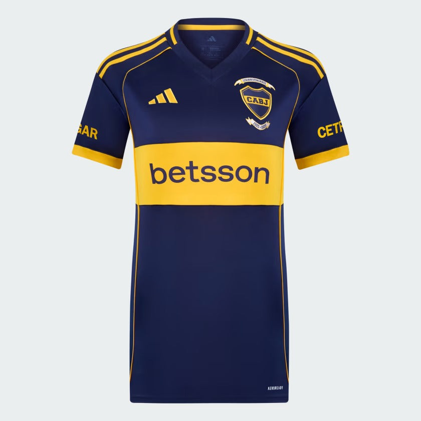 Boca Juniors 25/26 Home Jersey - Adidas Fan Version for Women