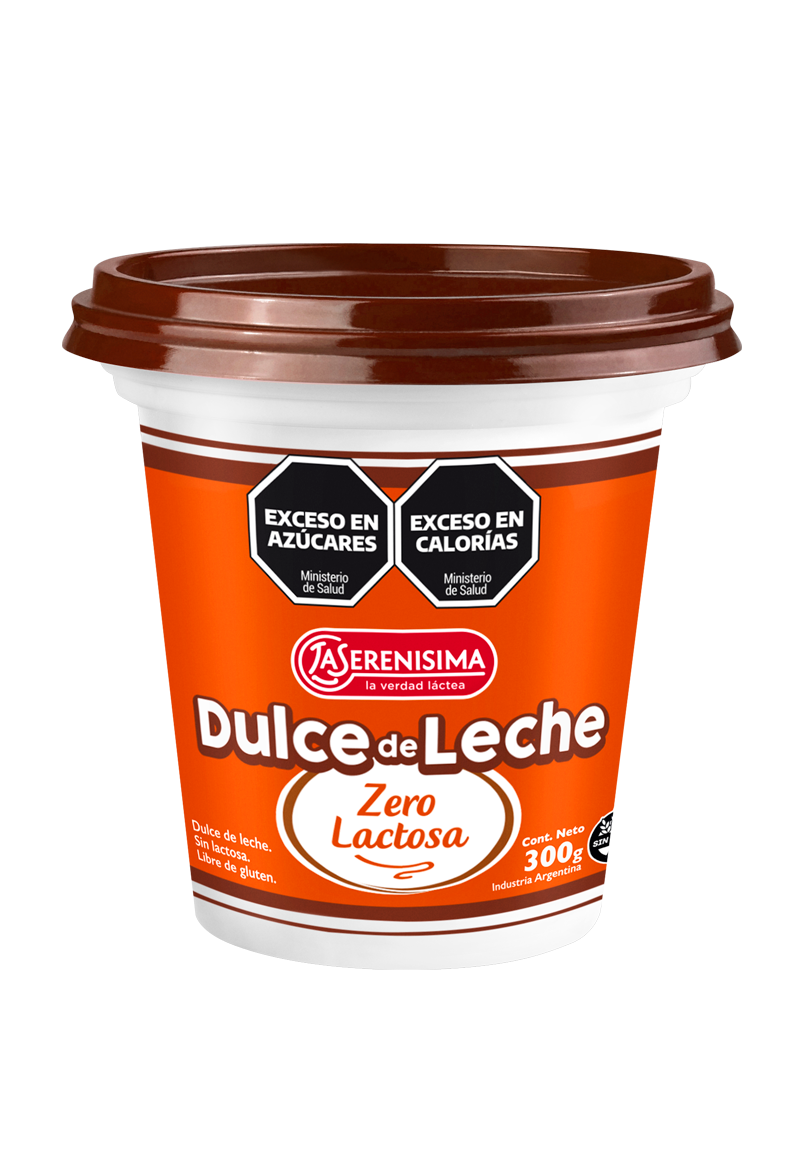 La Serenisima Dulce de Leche "Zero Lactose" Gluten Free 300g/10.5 oz