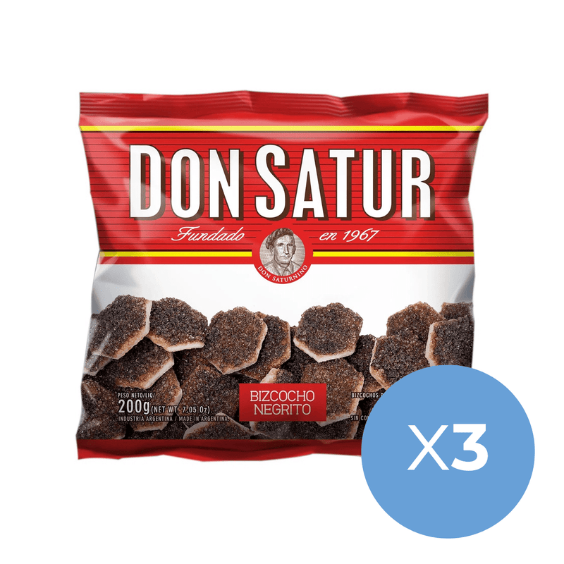 Don Satur Classic Brown Sugar Biscuits x3.