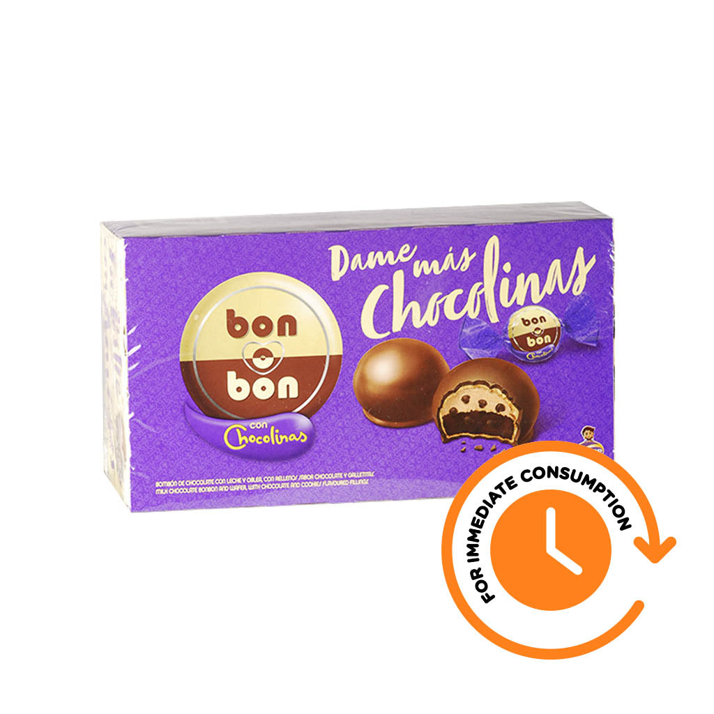 SALE Bon O Bon Bombons with Peanut Cream Filling and Wafer Chocolinas 270g