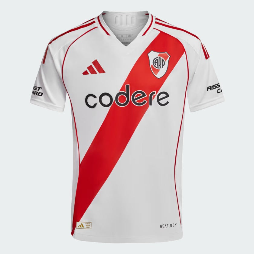 LAST SIZE M - Adidas River Plate 24/25 Authentic Home Football Shirt - Camiseta Titular Authentic River Plate 24/25