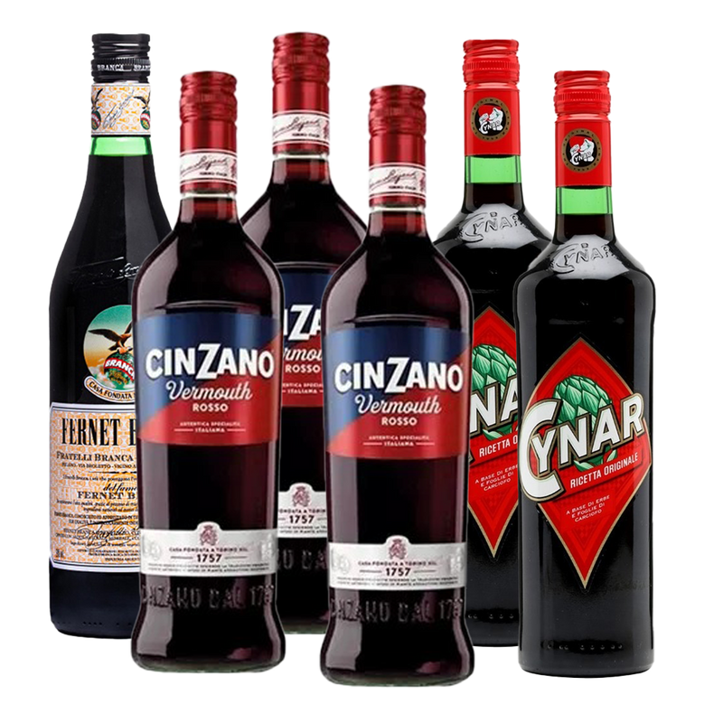 Cocktail Mix 12 - Cinzano - Cynar - Fernet Branca