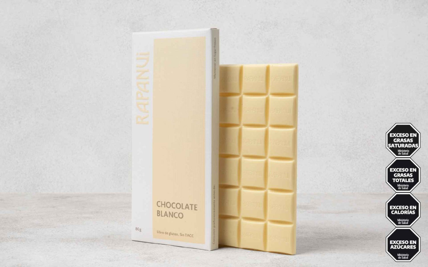 Rapanui White Chocolate Bar (80g)