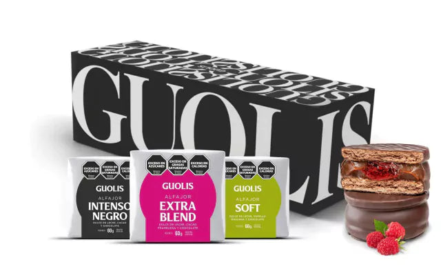 Guolis Mix Dulce de Leche + Fruit Heart Alfajores 6 units 400 g / 14.1 oz