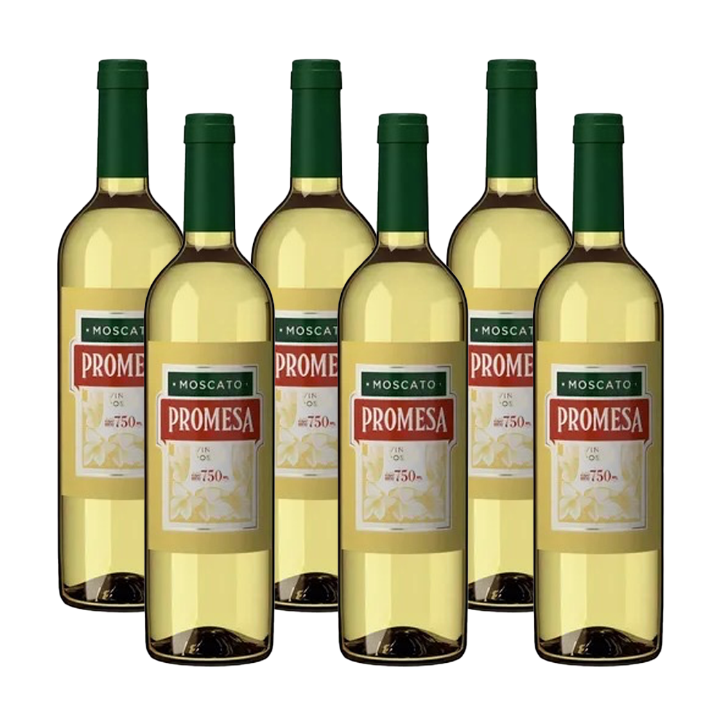 Moscato Promesa White Wine 700ml (6 Bottles)