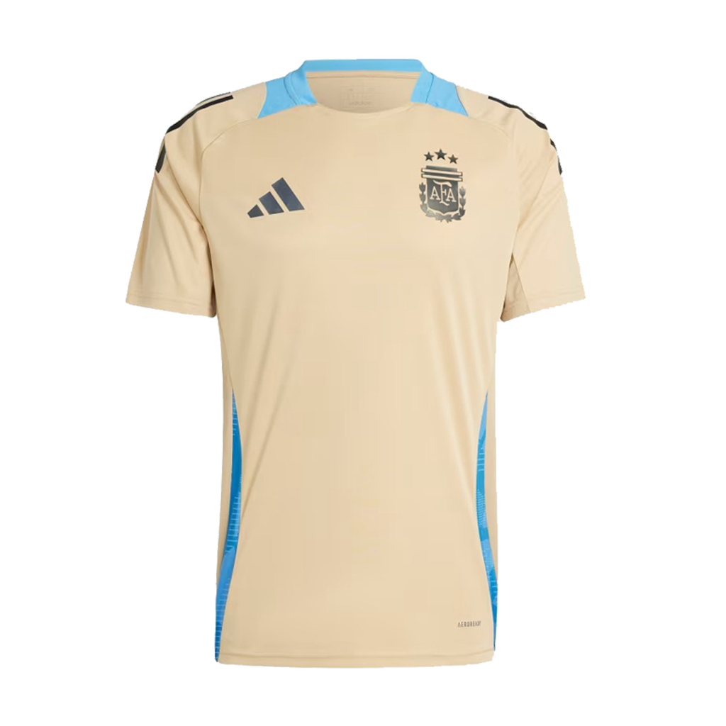 Adidas 2024 2025 Argentina Training Jersey Hazy Beige