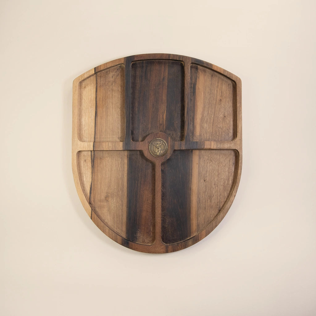 Pizza/Snack Dual-Use Board – Single-Piece Guayubira Wood