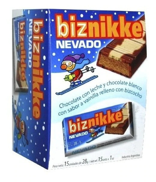 Biznikke Mixed Milk Chocolate 28g / 0.98 oz..